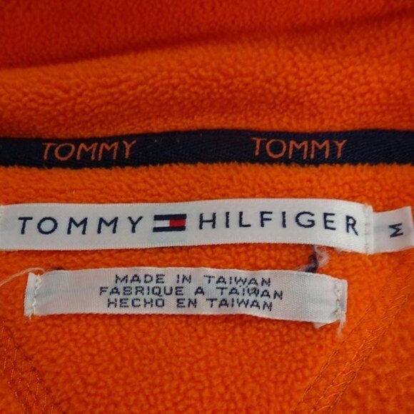 Tommy Hilfiger Orange Suede Vest Size Medium - Picture 4 of 5